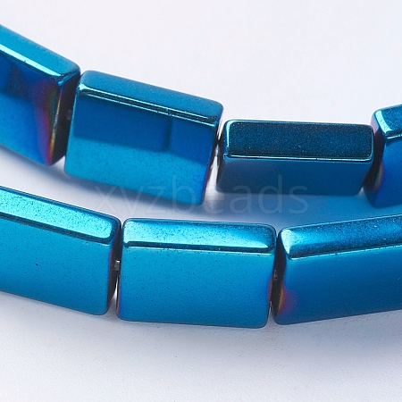 PVD Vacuum Plating Electroplate Non-magnetic Synthetic Hematite Beads Strands G-F534-J04-1