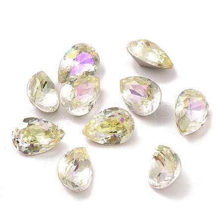 Glass Rhinestone Cabochons RGLA-F078-02A-1