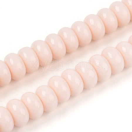 Opaque Spray Painted Glass Beads X-GLAA-ZX008-8mm-18H-1