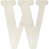 Letter Unfinished MDF Sheets WOOD-WH20012-008W-1