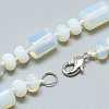 Opalite Beaded Necklaces NJEW-S392-14-2