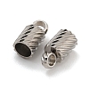 Tarnish Resistant 304 Stainless Steel Cord Ends STAS-Z084-07P-01A-2