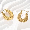 304 Stainless Steel Hoop Earrings for Women EJEW-L296-051G-3