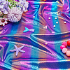 Rainbow Color Polyester Fabric DIY-WH0569-80B-5