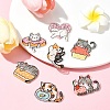 7Pcs 7 Styles Cat Theme Acrylic Pendants MACR-FS0001-72-8