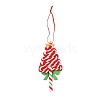 Christmas Tree Lollipop Handmade Polymer Clay Pendant Decorations HJEW-P017-02D-3