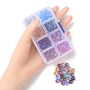 160Pcs 8 Colors Transparent Baking Painted Glass Beads DGLA-YW0001-05-4