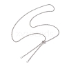 304 Stainless Steel Slider Necklace Makings AJEW-JB01259-02-1