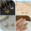 12Pcs 0.9MM 304 Stainless Steel Snake Chain Necklace Making STAS-SC0021-57G-6