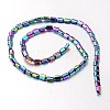 Electroplate Non-magnetic Synthetic Hematite Bead Strands G-F300-01B-02-2