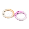 Spray Painted Alloy Spring Gate Rings FIND-Z056-04-2