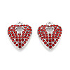 Alloy Rhinestone Pendants FIND-N008-12P-02-1