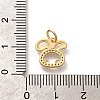 Rack Plating Brass Micro Pave Cubic Zirconia Pendants KK-H508-28G-02-3