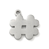 304 Stainless Steel Pendants STAS-M069-02E-P-1