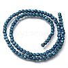 Electroplated Synthetic Non-magnetic Hematite Beads Strands G-C154-A01-01C-2