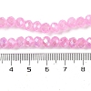 Baking Electroplate Glass Beads Strands LS-DGLA-A039-J10mm-B18-4