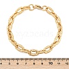 304 Stainless Steel Cable Chain Bracelets for Women Men BJEW-F488-33G-5