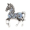 Alloy Rhinestone Lapel Pin Brooches JEWB-C057-01AS-01-1
