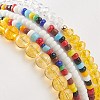 Faceted Glass & Natural Citrine(Dyed & Heated) Stretch Beaded Bracelets Sets BJEW-TA00202-01-5
