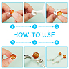 Unicraftale DIY Stud Earring Findings Making Kits DIY-UN0002-27S-6