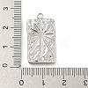 304 Stainless Steel Pendants STAS-C082-05P-3