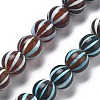 Natural Tibetan Agate Striped Beads Strands G-NH0037-B01-01-1