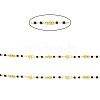 Brass Handmade Beaded Chains CHC-P011-B01-G-2