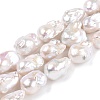 Natural Baroque Pearl Keshi Pearl Beads Strands PEAR-S019-05C-2