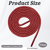 Round Waxed Cord Shoelace String OCOR-WH20007-225B-03-2