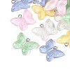 Transparent Resin and Glitter Powder Pendants RESI-T061-19M-1
