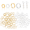 60Pcs 4 Style Brass Beads Frames KK-FH0005-31-1