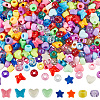 5 Styles Plastic Beads KY-SC0002-27-1