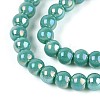 Electroplate Opaque Glass Beads Strands GLAA-T032-P4mm-AB12A-3