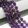 Natural Amethyst Beads Strands G-N342-54-2