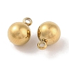 Ion Plating(IP) 304 Stainless Steel Charms STAS-G336-04D-G-2