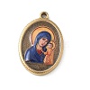 304 Stainless Steel Printed Religion Pendants STAS-G387-03G-09-1