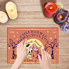 Printed Wood Pendulum Dowsing Divination Board Set DJEW-WH0324-059-5