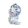 Transparent Resin Little Bear Ornament RESI-S015-01H-2