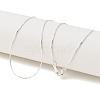 Brass Chain Necklaces NJEW-D077-S-1