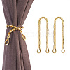 Zinc Alloy Curtain Hanging Decorations EL-TAC0001-09G-3