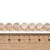 Electroplate Glass Beads Strands EGLA-L045-G-PL01-4