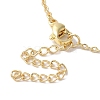 Brass Micro Pave Clear Cubic Zirconia Cable Chain Bowknot Pendant Necklaces for Women NJEW-C054-02B-G-4