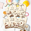 Wood Baby Closet Size Dividers AJEW-WH0352-008-4