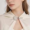 2Pcs Flower Alloy Rhinestone Snap Lock Clasps FIND-FH0018-22A-6
