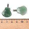 Natural Green Aventurine Pendants G-T138-208E-3