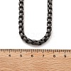 304 Stainless Steel Box Chain Necklaces for Women Men NJEW-A033-03G-AS-3