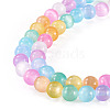 1 Strand Natural Selenite Dyed Beads Strands G-TA0002-89-2