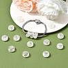 Natural Quartz Crystal European Large Hole Beads X-G-Q442-22-4