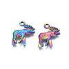 Rainbow Color Alloy Pendants PALLOY-N156-224-2