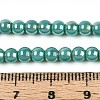 Electroplate Opaque Glass Beads Strands GLAA-T032-P4mm-AB12A-4